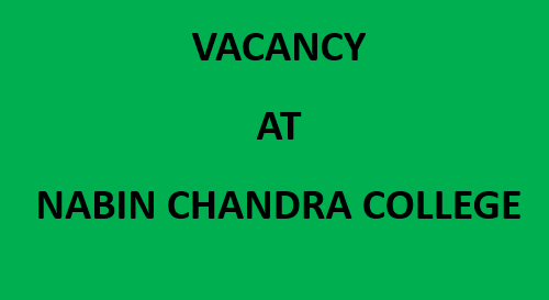 Vacancy at Nabinchandra College