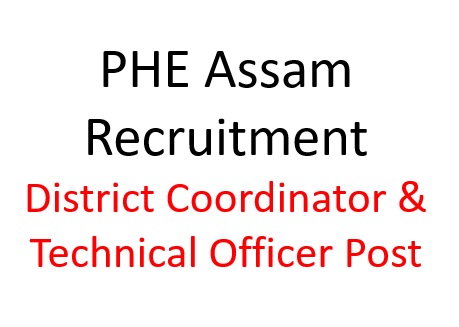 PHE Assam Recruitment 2022