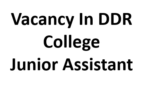 Vacancy in DDR College